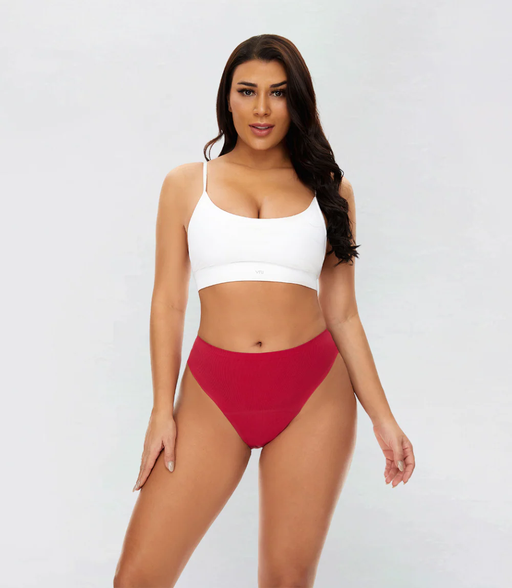 High Waisted - Ribbed - 100% Lekvrij